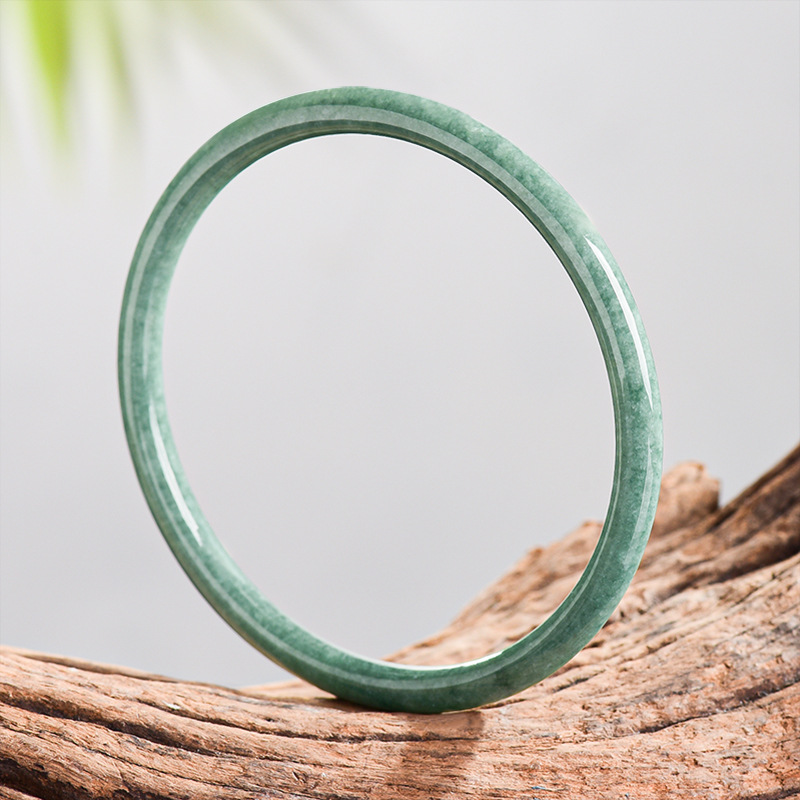 Women Accessories Bracelet - Natural Burmese Jadeite Bracelet Bangle Real
