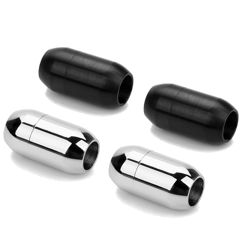 Women Accessories Bracelet - 2pcs Stainless Steel Magnetic Clasp Leather