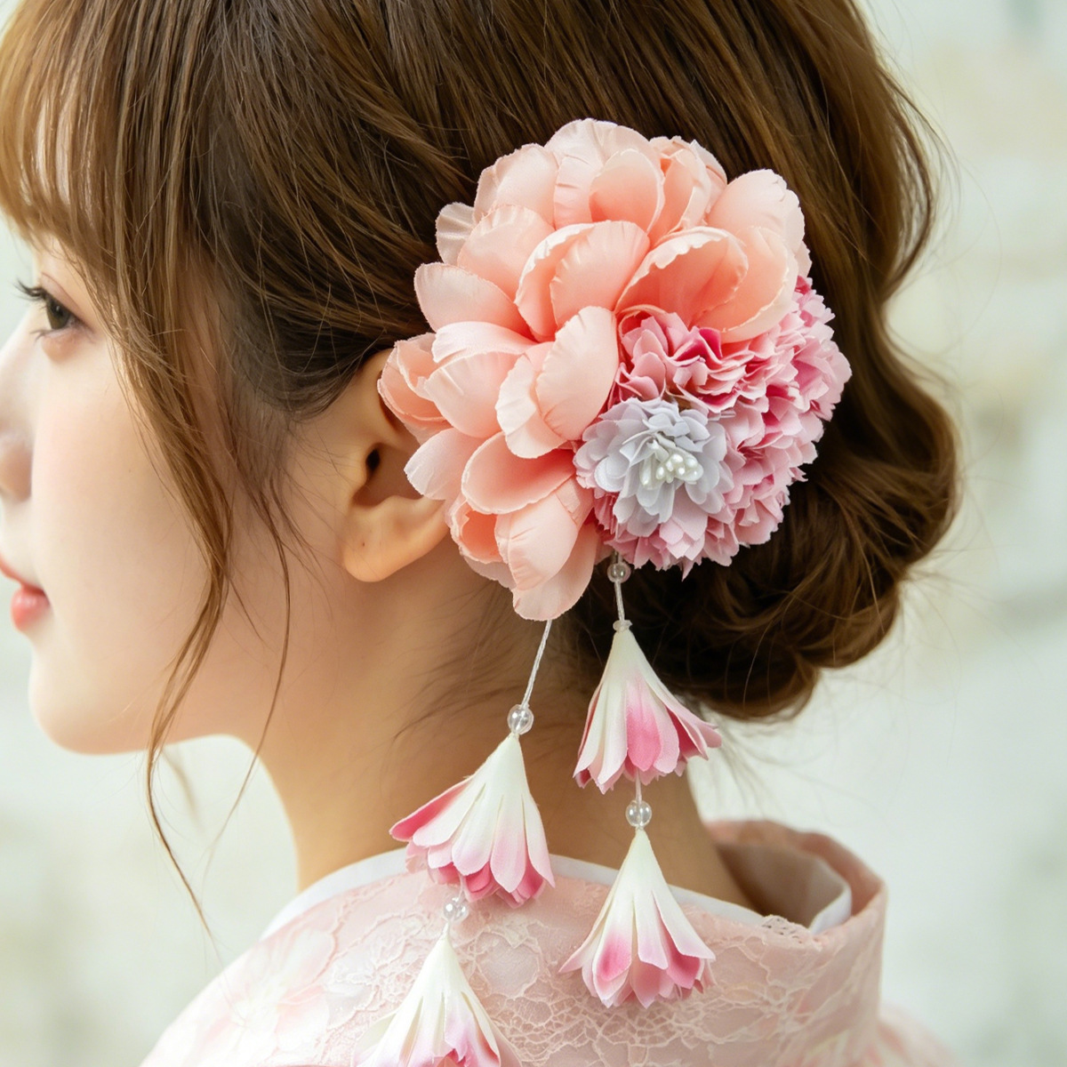 Women'S Kimono Accessories - Hanfu Hair Accessories Set – Silk