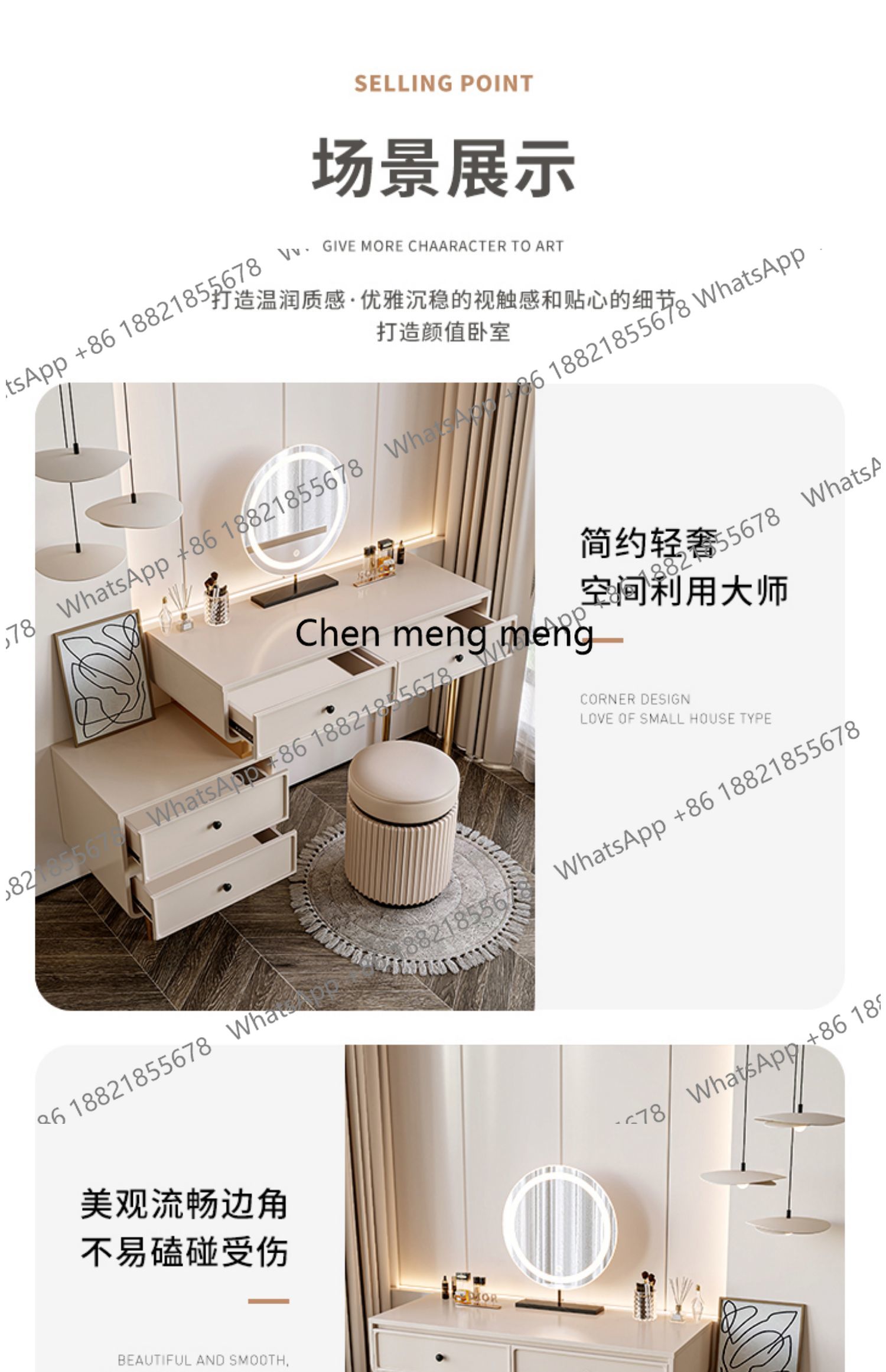 Modern Apartment Dressing Tabl - Women Accessories Drawer recension och pris
