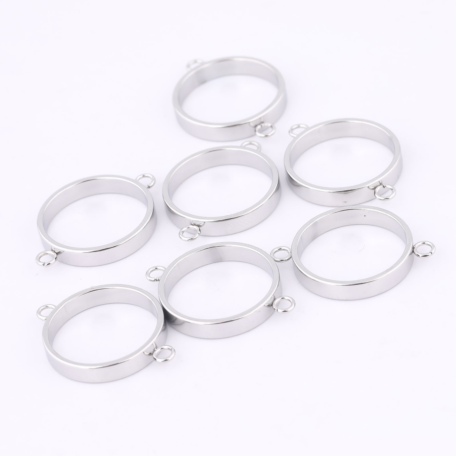 10pcs Stainless Steel 14mm Ope - Resin Bangle Bracelet recension och pris