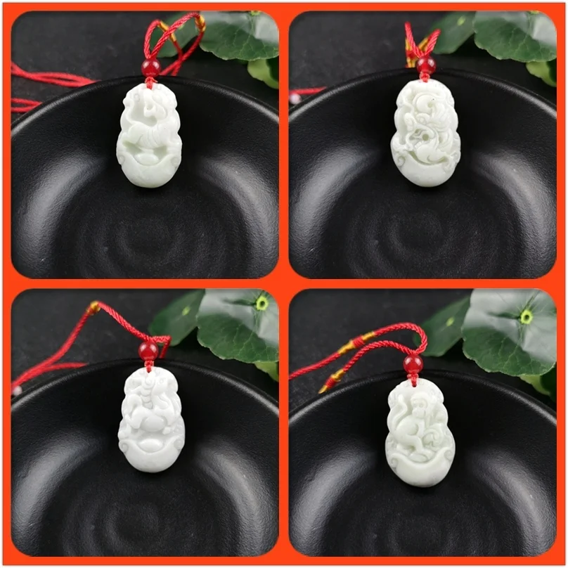 Chinese Zodiac Carved Jade Pen - Women Accessories For Gift recension och pris
