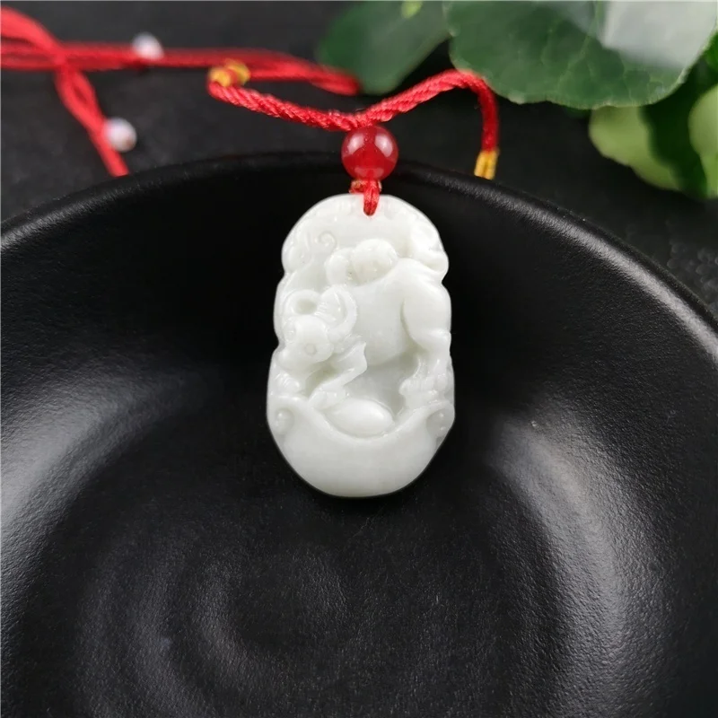 Chinese Zodiac Carved Jade Pen - Women Accessories For Gift recension och pris