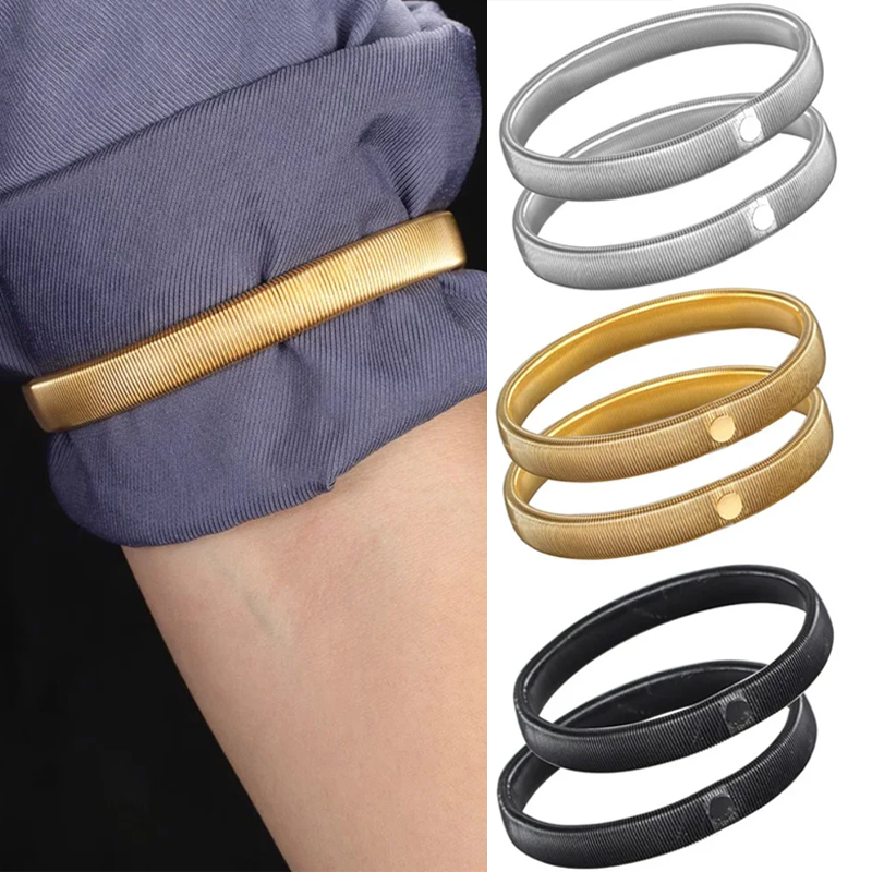 2Pcs Elastic Shirt Sleeve Hold - Women Accessories Holder recension och pris