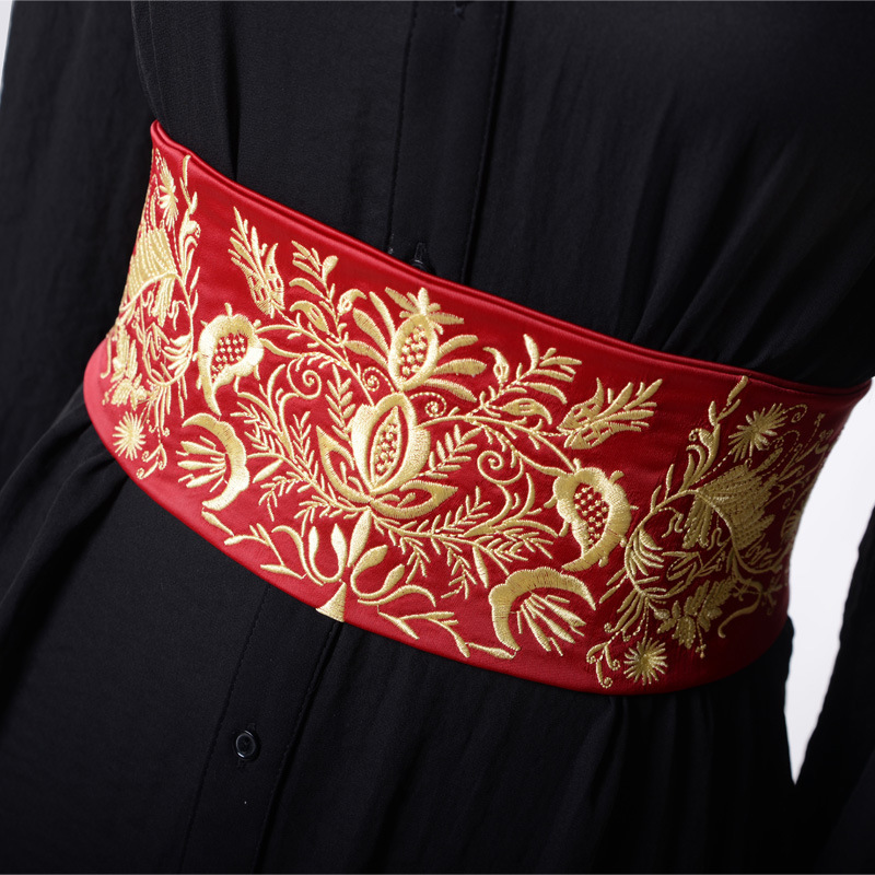 Vintage Embroidery Fabric Wide - Women'S Kimono Accessories recension och pris