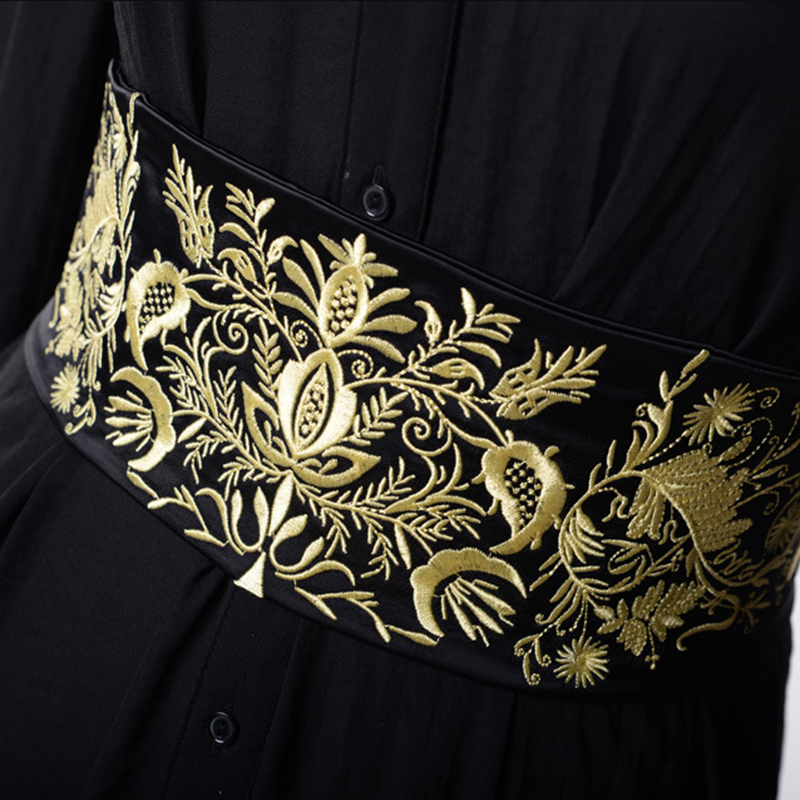 Vintage Embroidery Fabric Wide - Women'S Kimono Accessories recension och pris
