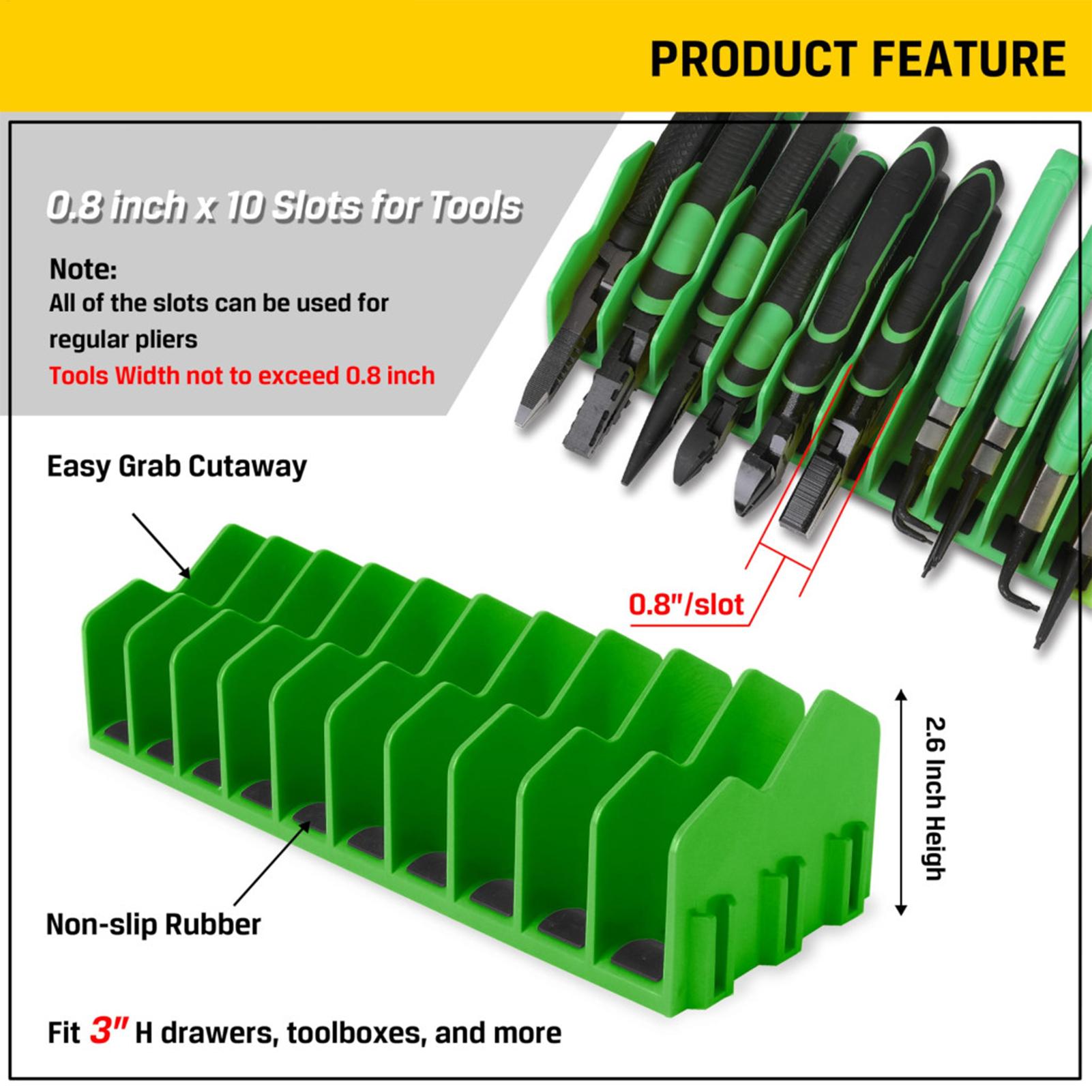 Plier Organizer Rack 10-Slot T - Women Accessories Drawer recension och pris