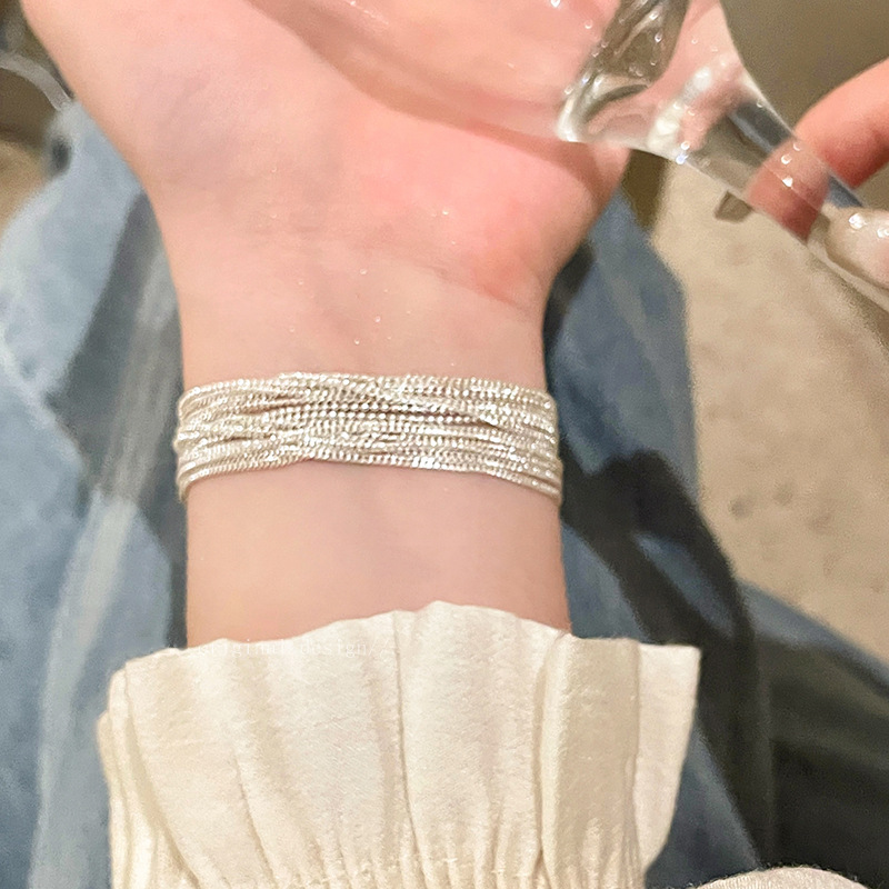 New 925 Sterling Silver Multi- - Resin Bangle Bracelet recension och pris