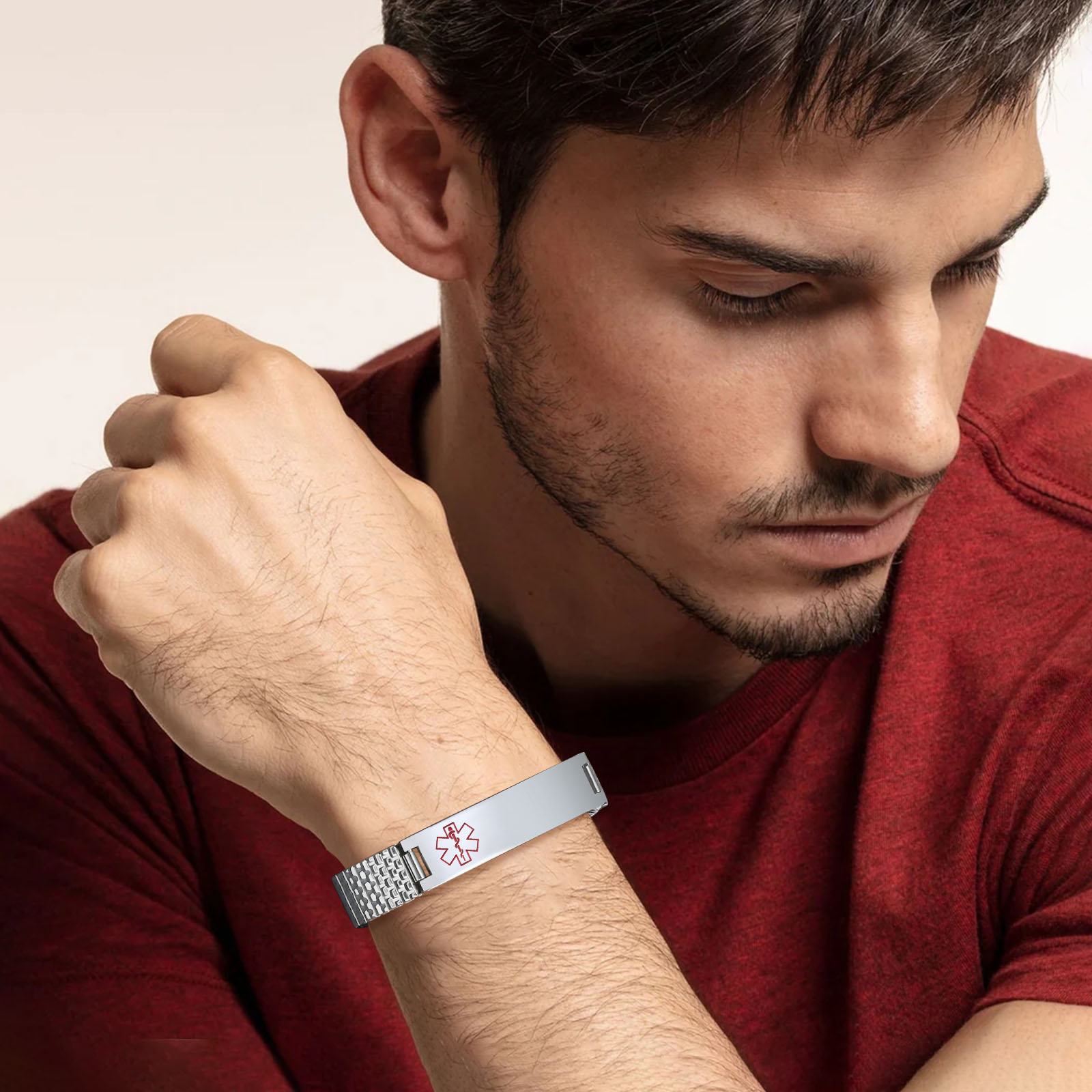 Vnox Stainless Steel Medical A - Resin Bangle Bracelet recension och pris