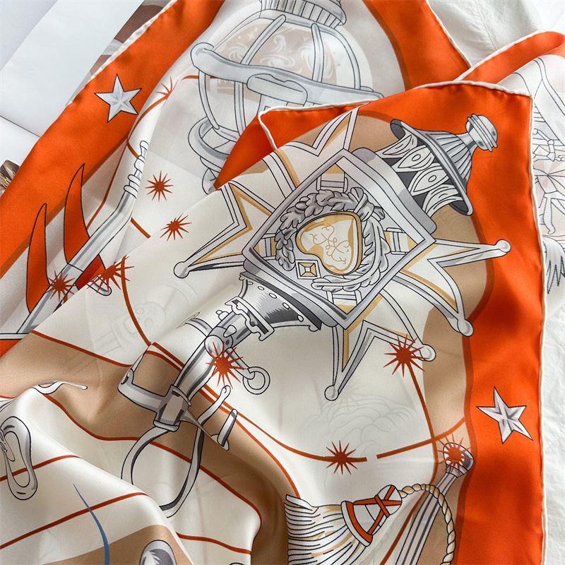 Luxury Brand Scarf Large Silk  - Accessories Brand For Women recension och pris