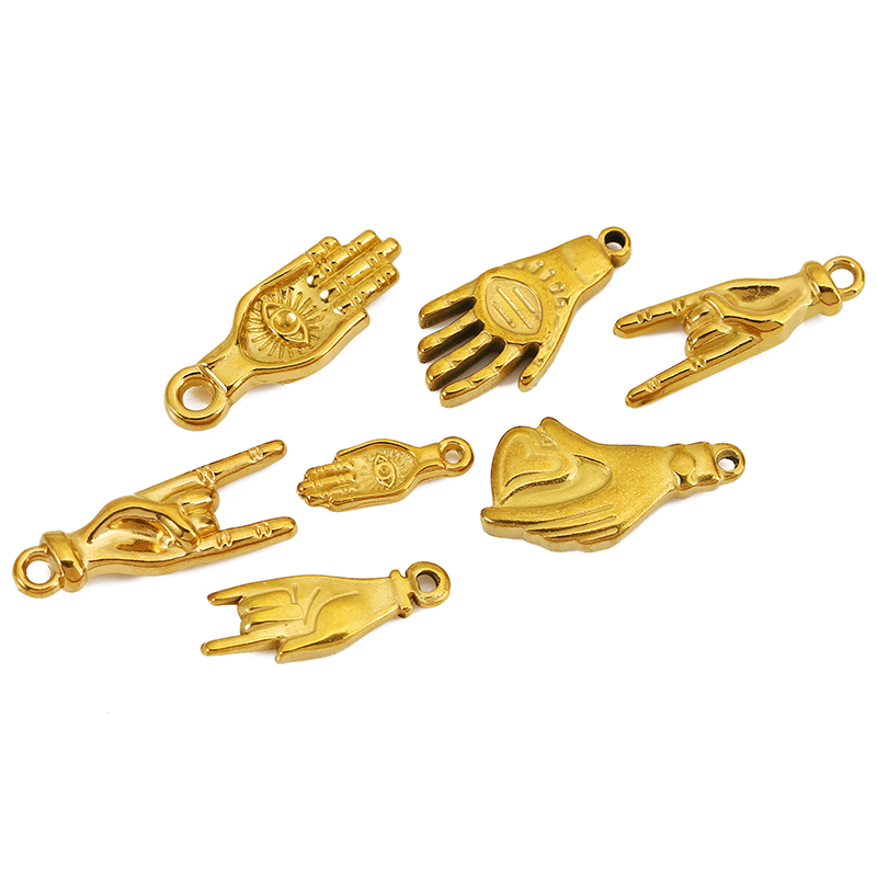 5pcs Stainless Steel Palm Eyes - Women Accessories Bracelet recension och pris