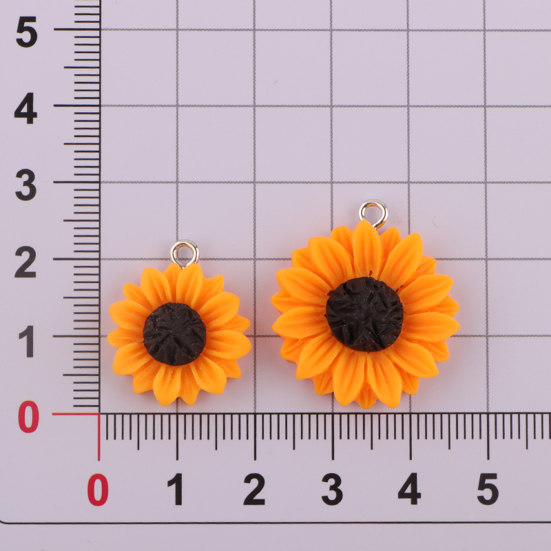 10pcs/lot Sunflower Flower Res - Resin Bangle Bracelet recension och pris