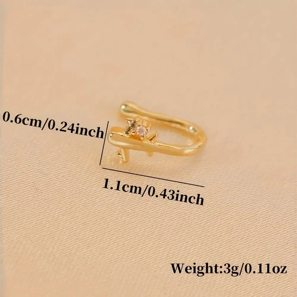 1PC Airplane Design No Piercin - Women Accessories Sale recension och pris