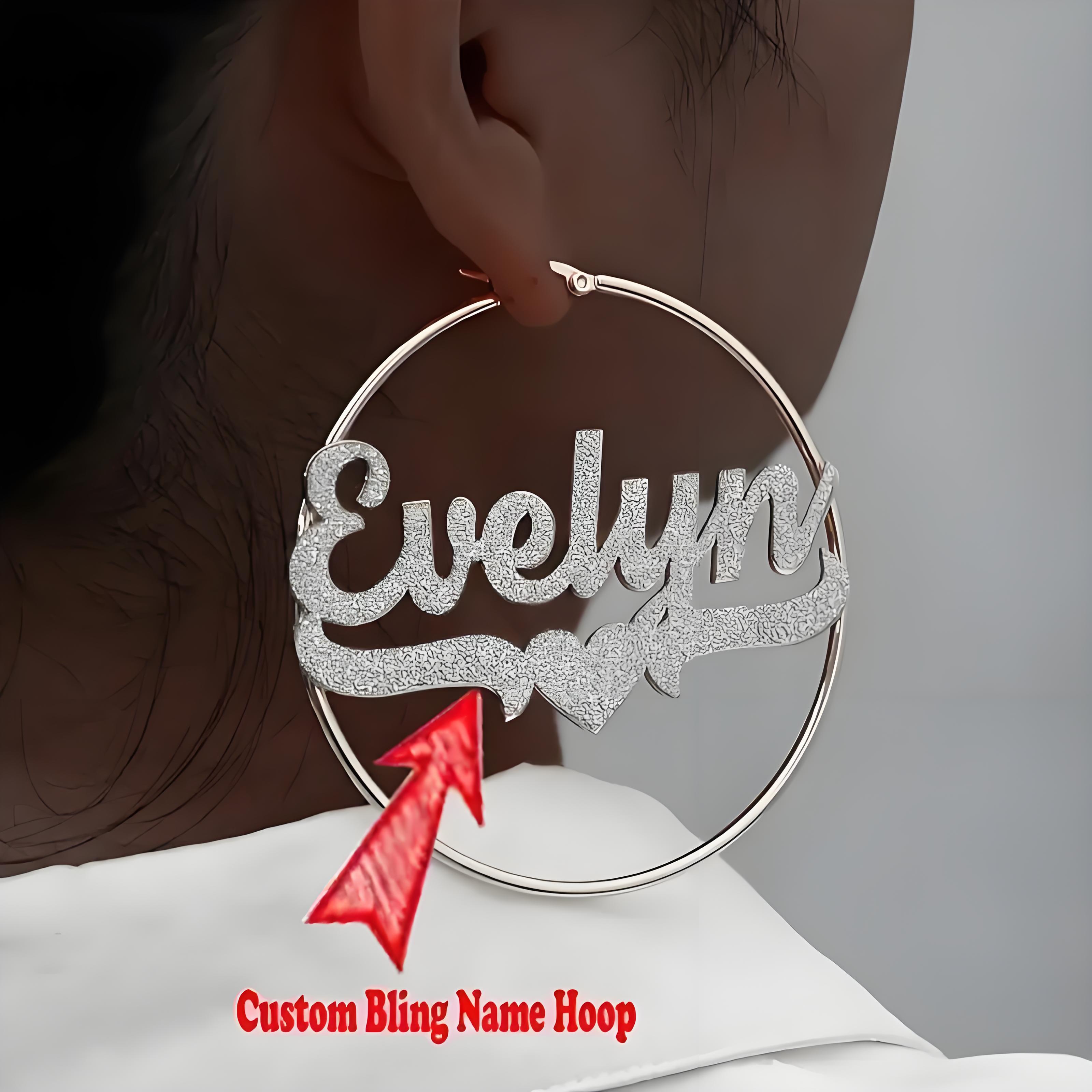 Personalized Sandblasted Name  - Women Accessories Name recension och pris