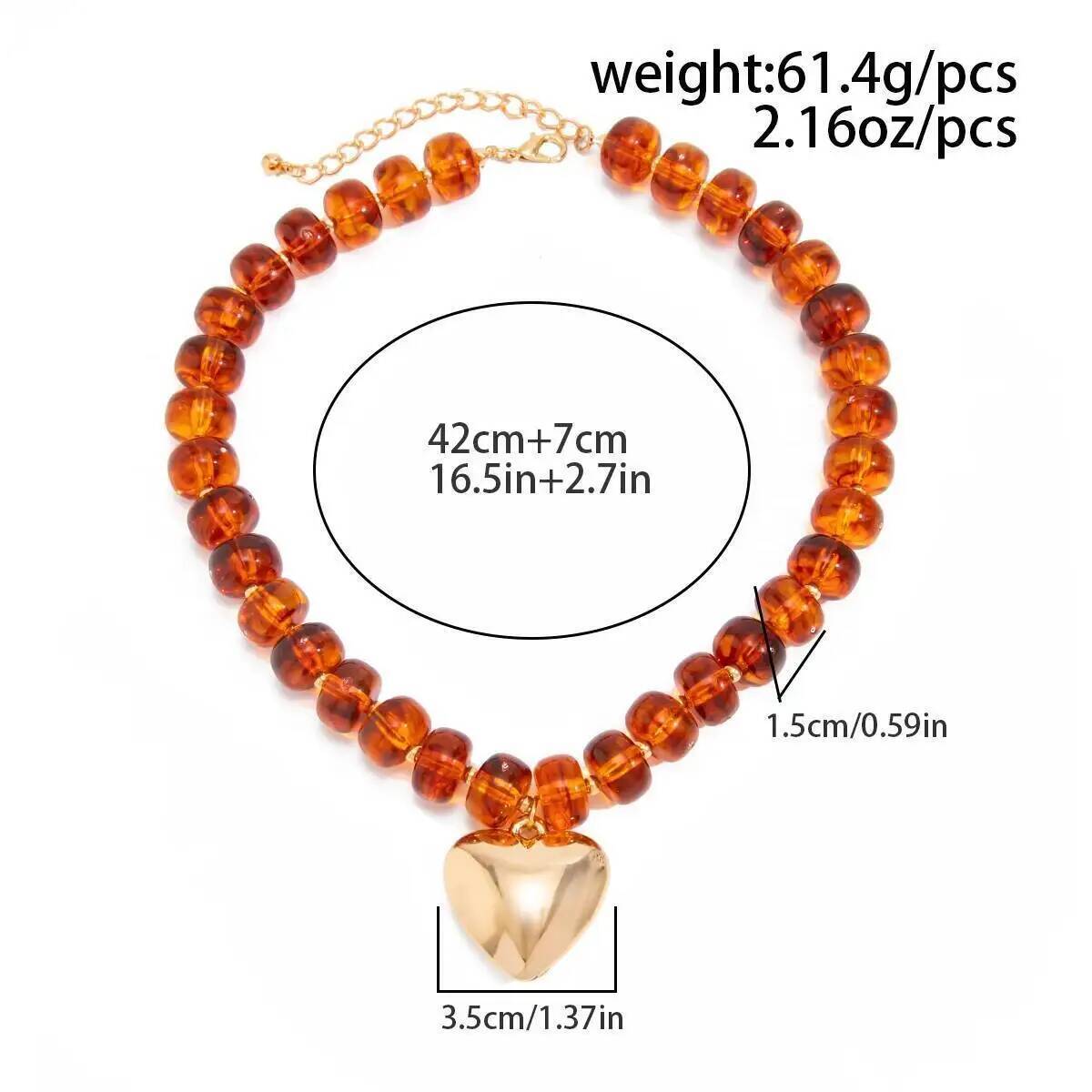 SHIXIN Trendy Amber Acrylic Re - Resin Bangle Bracelet recension och pris