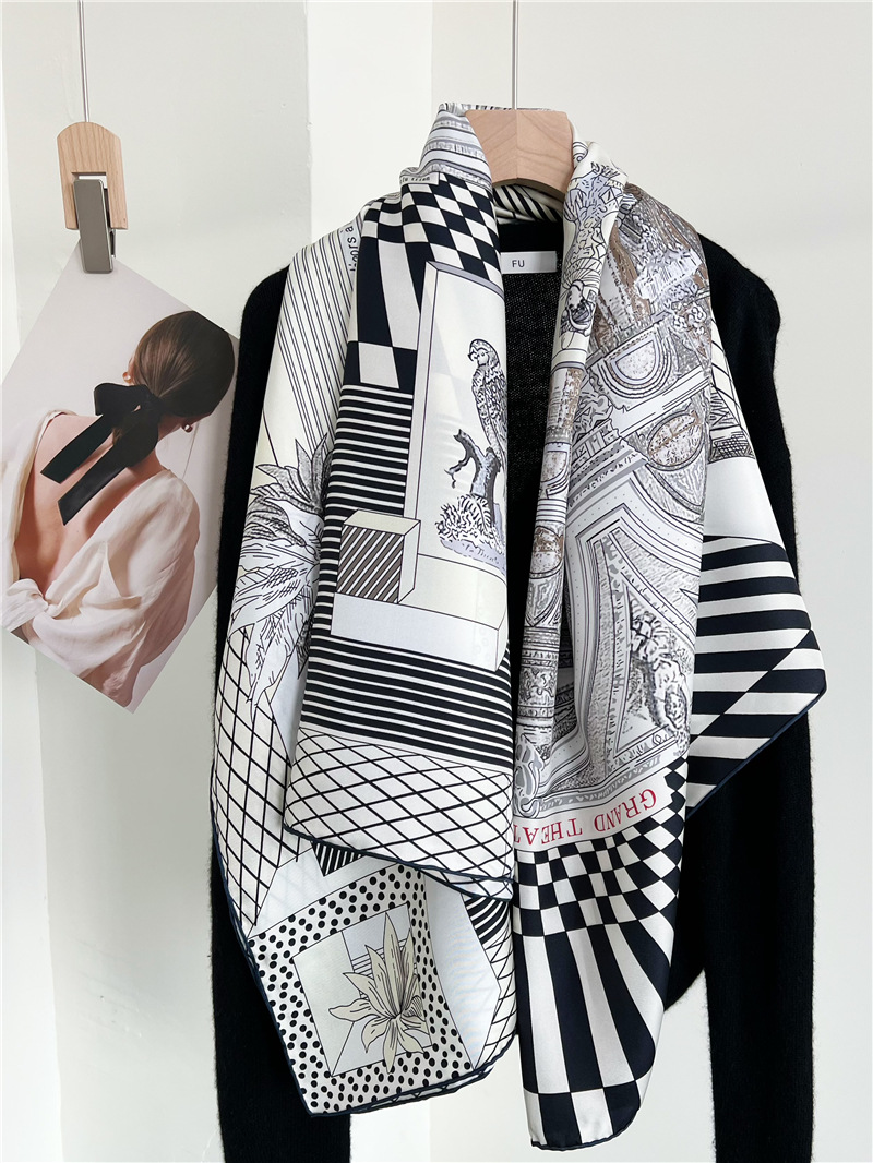 Large Silk Scarfs Brands Desig - Accessories Brand For Women recension och pris