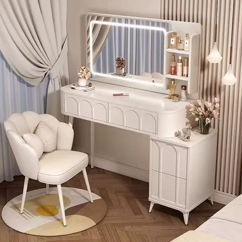 Mirror Makeup Vanity Table Bed - Women Accessories Drawer recension och pris