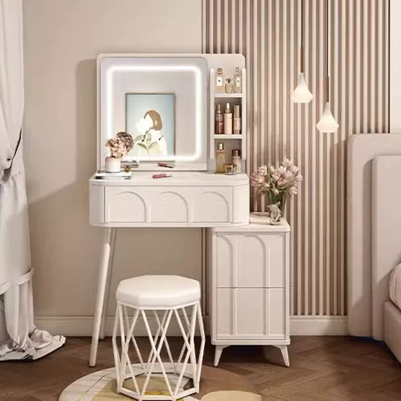 Mirror Makeup Vanity Table Bed - Women Accessories Drawer recension och pris