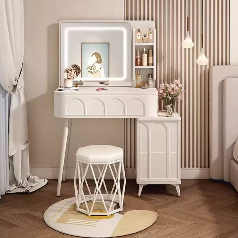 Mirror Makeup Vanity Table Bed - Women Accessories Drawer recension och pris