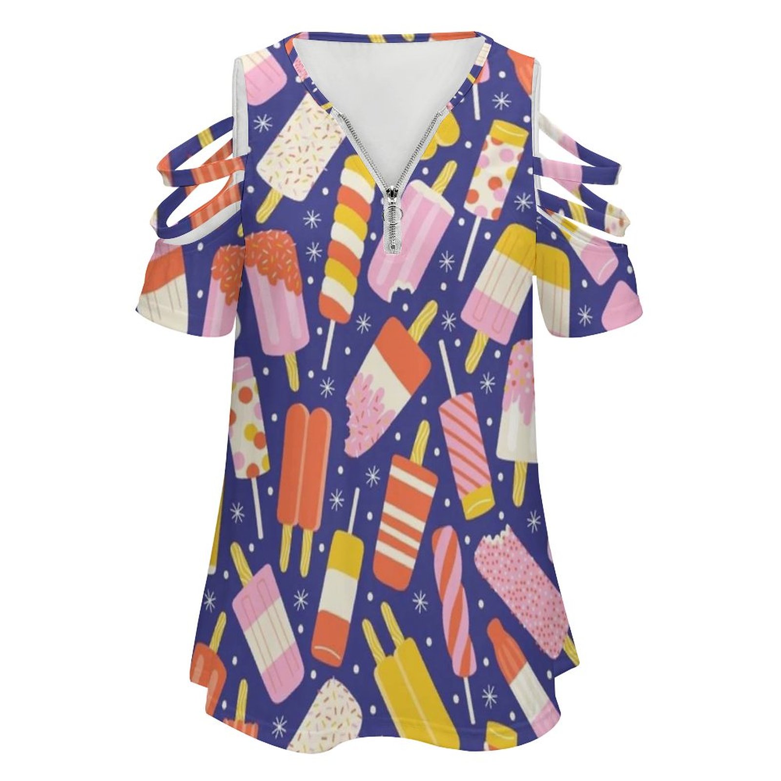 Popsicles New Fashion Zip Off  - Women Accessories Vector recension och pris