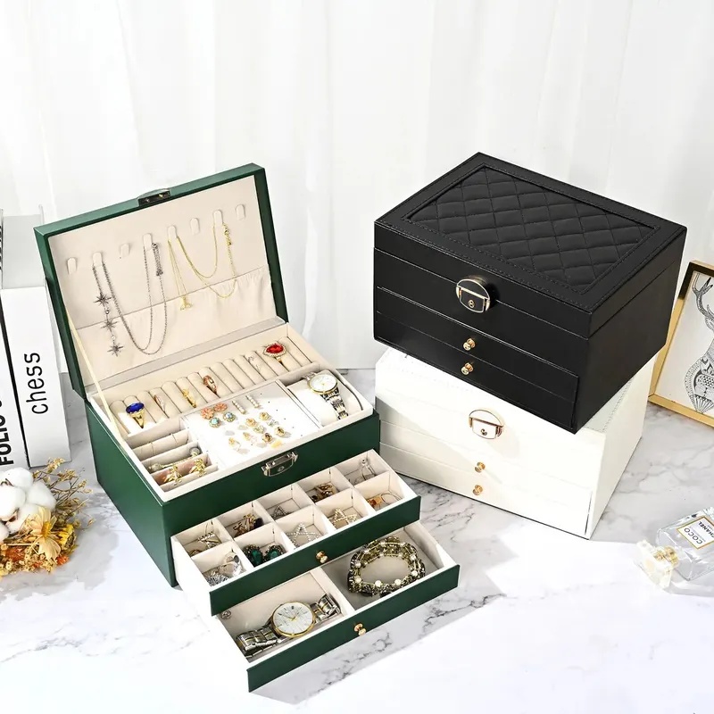 Large Capacity Jewelry Box Mul - Women Accessories Drawer recension och pris