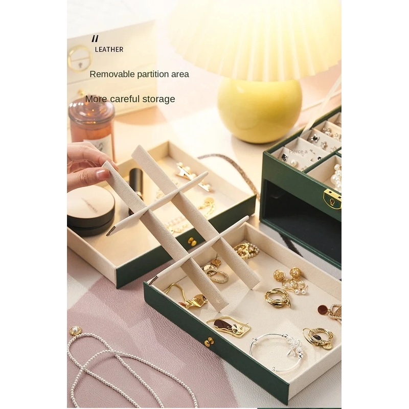 Large Capacity Jewelry Box Mul - Women Accessories Drawer recension och pris