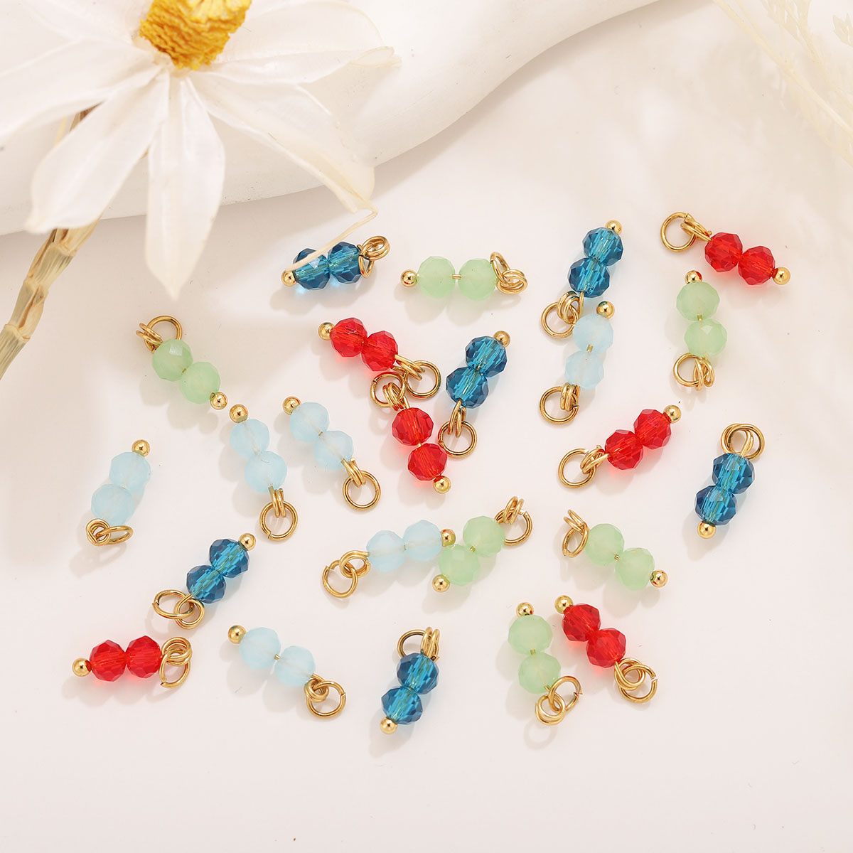 10pcs Colored Crystal Double B - Women Accessories Bracelet recension och pris