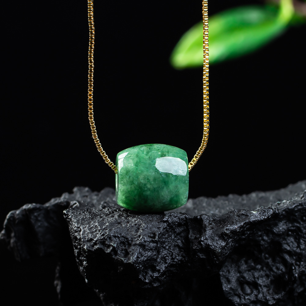 Natural Real Jade Bead Pendant - Accessories Woman recension och pris