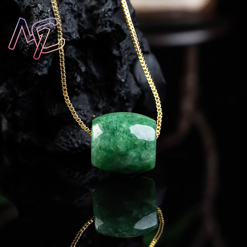 Natural Real Jade Bead Pendant - Accessories Woman recension och pris