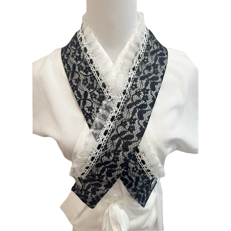 Japanese Lace Embroidered Ruff - Women'S Kimono Accessories recension och pris
