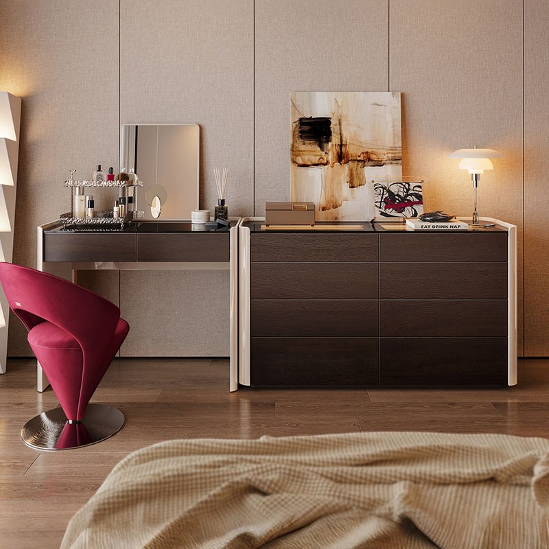 Coffee Modern Vanity Table Com - Women Accessories Drawer recension och pris