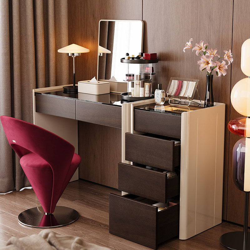 Coffee Modern Vanity Table Com - Women Accessories Drawer recension och pris