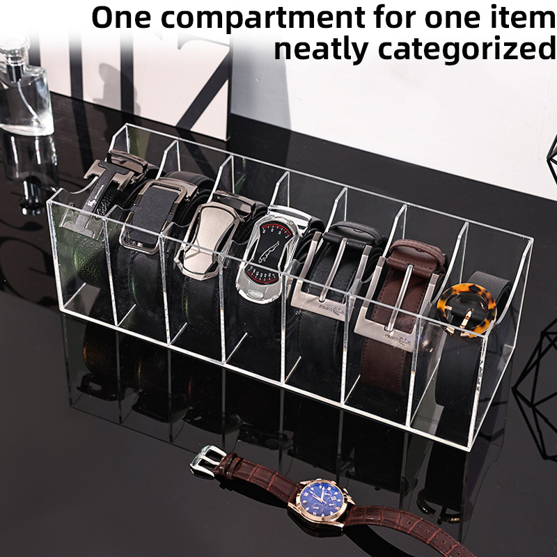 Clear Acrylic Belt Organizer w - Women Accessories Drawer recension och pris