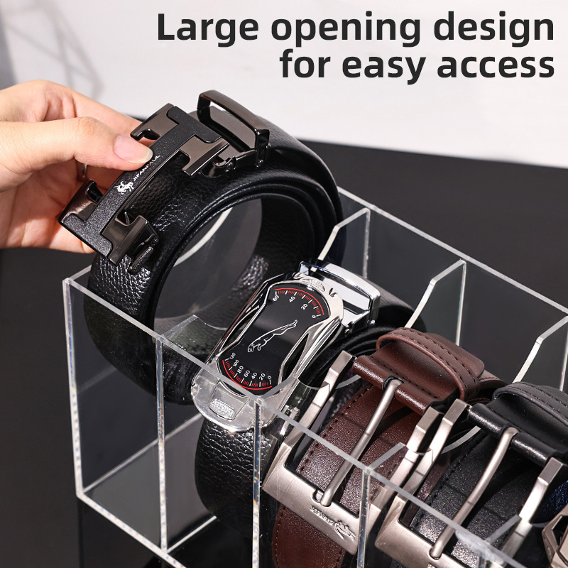 Clear Acrylic Belt Organizer w - Women Accessories Drawer recension och pris