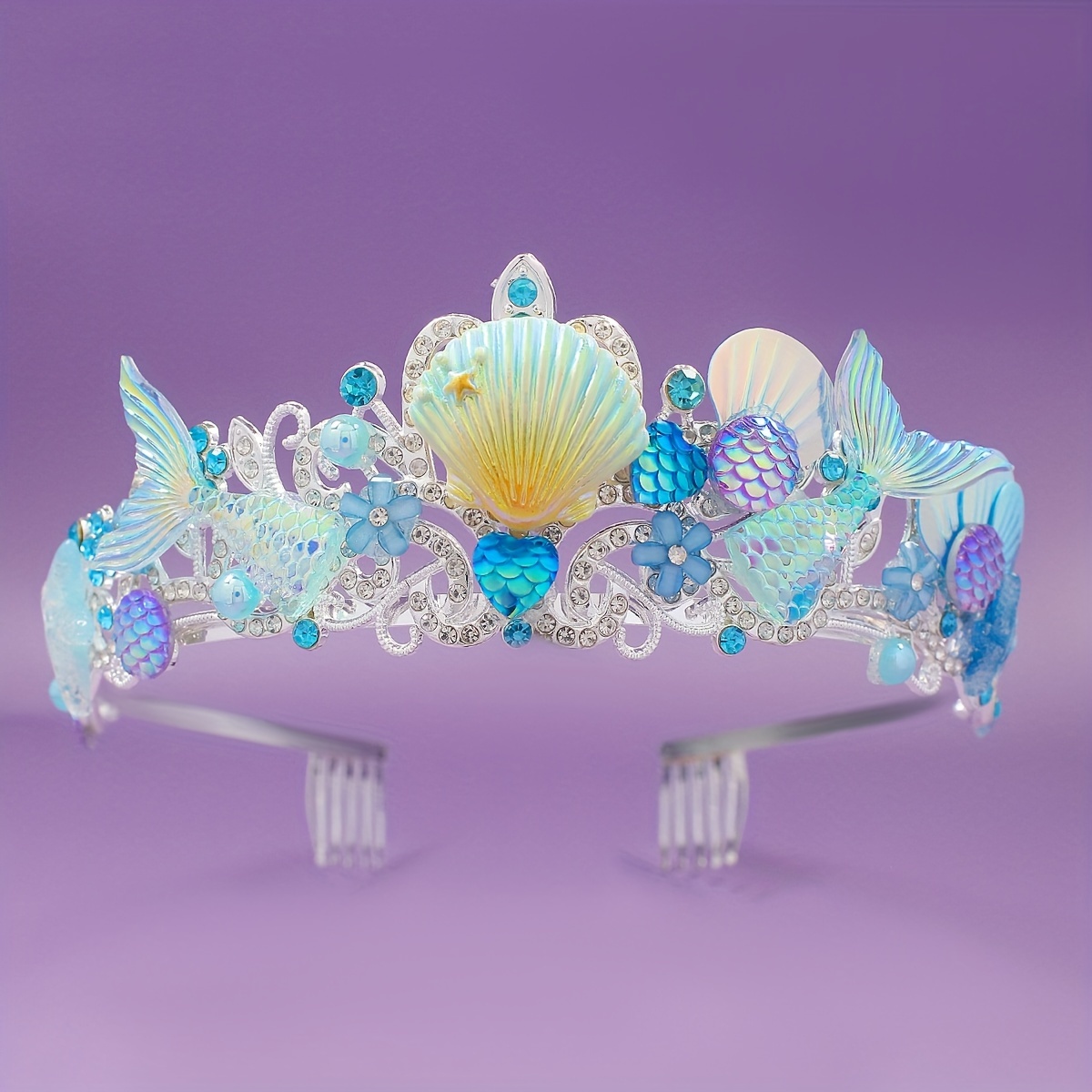 2025 New Mermaid Hair Comb Cro - Women Accessories Jewelry recension och pris